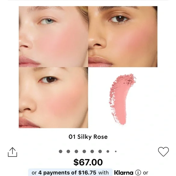 Gucci Pink and Gold Starry Compact—silky rose blush - Picture 4 of 5